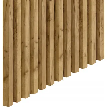 Obklad Prémiové SLIM lamelové obkladové panely na zeď a nábytek 20x20 - dekor dub přírodní