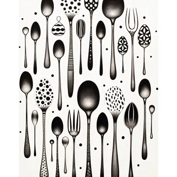 Plakát Plakát Nástroje Chuti bez rámu 50 x 50 cm