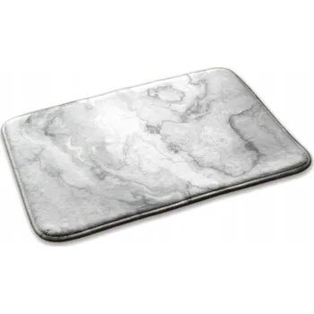 Obraz Elegantní moderní dekorativní kobereček do kanceláře, mramorový vzor, 75x45 cm