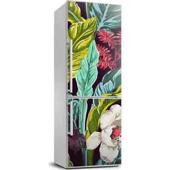 Fototapeta Samolepící dýha na ledničku Tropické květiny