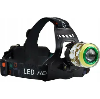 Čelovka VÝKONNÁ ČELOVKA 6W USB AKU 2X 18650 PRO TURISTICKÉ LOVCE