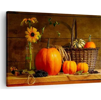 Obraz Obraz na plátně do obýváku ložnice 70x50 dýně foto obrazy na zeď