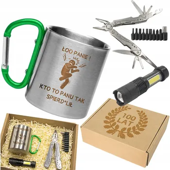 TERMOHRNEK MULTIFUNKČNÍ SVÍTILNOU Dárková sada pro muže