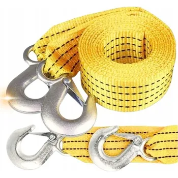 Tažné lano TAŽNÉ LANO POPRUH 3 TONY 3M SILNÉ AUTO LANO PRO ODTAHOVÁNÍ