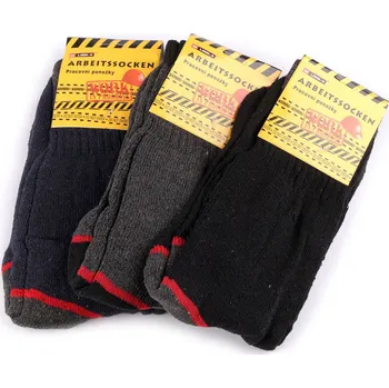 Dámské ponožky Pánské bavlněné ponožky pracovní hrubé Varianta: 5 (vel. 39-42) mix, Balení: 3 pár