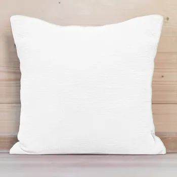 Povlak na dekorativní polštářek Mušelínový povlak na polštář MSN-010 Sněhově bílý 30 x 50 cm