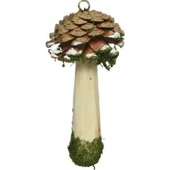 Vánoční ozdoba VÁNOČNÍ ŠIŠKA ZÁVĚSNÝ 10CM