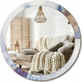 Zrcadlo Zrcadlo s potiskem do koupelny ložnice obývacího pokoje XXL 100 cm Abstrakce umění