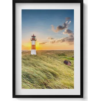 Obraz Obraz v rámu na zeď Maják v Listu na Syltu 50x70 cm