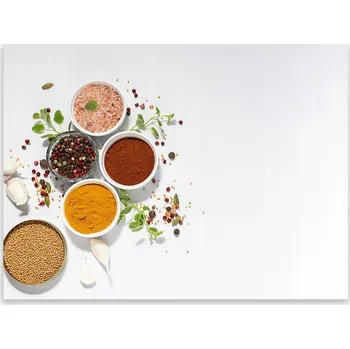 Kuchyňské prkénko Skleněná Ochranná Deska a Krájecí Prkénko | Indukce, Sporák ds-0141