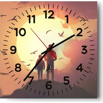 Hodiny Nástěnné hodiny do obýváku 40x40 Abstrakce Tiché hodiny Skleněné hodiny Bez hlučnosti