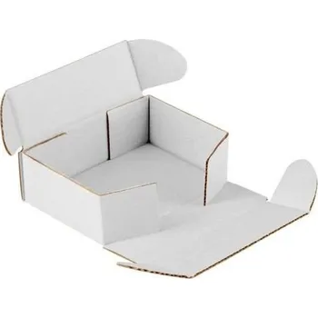 Obalový materiál Poštovní kartonová krabice 140x100x50 mm 3VVL B 400g/m2 bílá-bílá - paleta 7920 ks