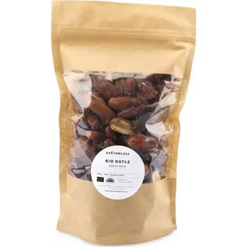 Sušené ovoce Květomluva Bio datle Deglet nour bez pecek 500g