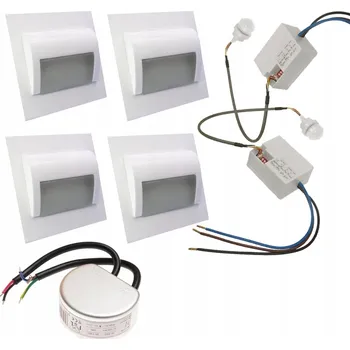 Nástěnné svítidlo Schodišťové svítidlo LED-ONE 5 W s integrovanou LED a senzorem pohybu