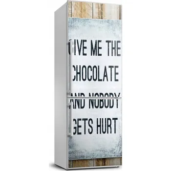 Fototapeta Samolepicí fototapeta na lednici Dejte čokoládu