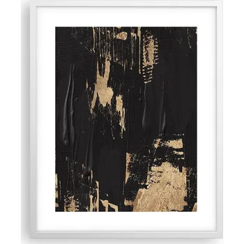 Obraz Obraz plakát na zeď v bílém rámu 40x50 abstrakce plakáty do obýváku