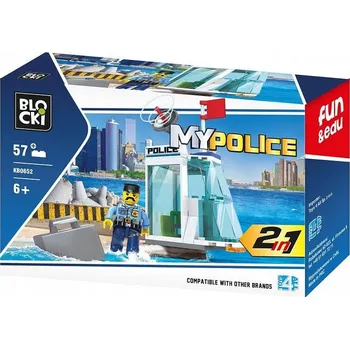 ostatní stavebnice Stavebnice Blocki MyPolice 2v1 KB0652 57 dílků