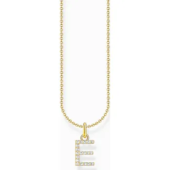 Řetízek Thomas Sabo KE2244-414-14-L45V Gold-plated necklace letter E
