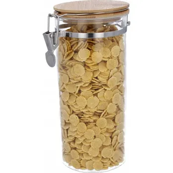 Dóza na potraviny Hermetická dóza s klipem pro skladování sypkých potravin 1,7 l