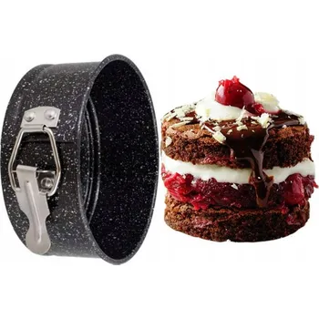 Forma na pečení FORMA NA DORT FORMA MINI air fryer metalik ROZEPÍNACÍ FORMIČKA TORTOWNIČKA 12cm