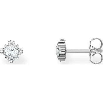 Náušnice Thomas Sabo H2311-051-14 Silver Stud Earrings With White Stone
