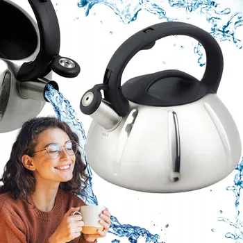 Varná konvice Konvice tradiční ocelová Bohmann 3 l šedá