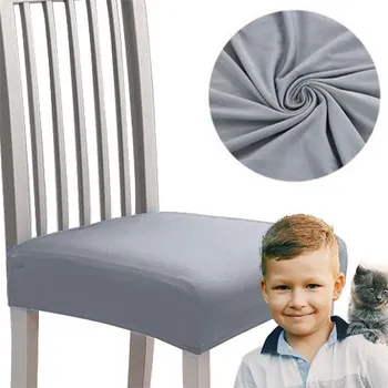 Podsedák Potah na sedák židle MEBLE ODNOWA šedý polyester elastický