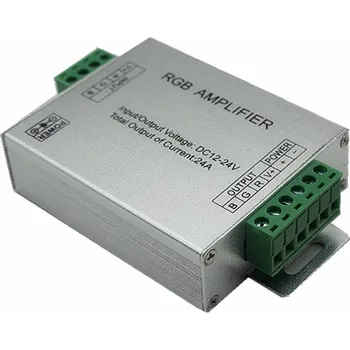 LED osvětlení ZESILOVAČ RGB LED SIGNÁLU 12V 288W pro LED pásek AMP