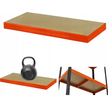 Dílenský regál Kovový skladový regál Wamar-Sosenka 6 x 90 x 60 cm, nosnost 175 kg na polici