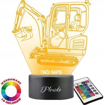 Lampička Plexido vícebarevná Noční lampa