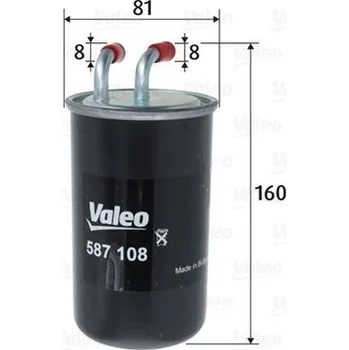 Palivový filtr Palivový filtr VALEO 587108