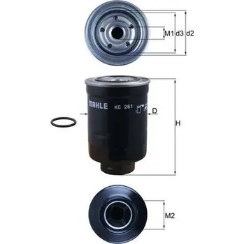 Palivový filtr Palivový filtr MAHLE KC 261D