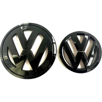 Znak automobilu VW PASSAT CC (2008-2012) přední a zadní znak, logo (15,4cm a 11,2cm) - černá lesklá