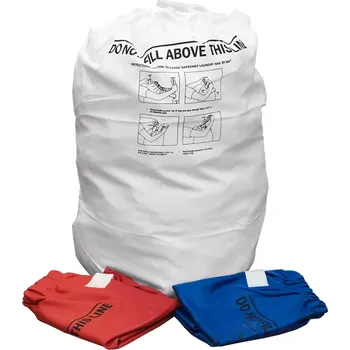 Zdravotnický oděv Polyesterový pytel se zavazováním na smyčku - bílá