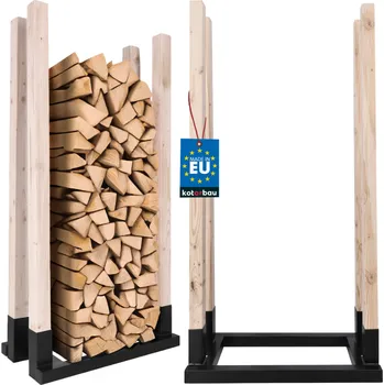 Kovový krbový stojan na palivové dřevo 60cm - 60 cm