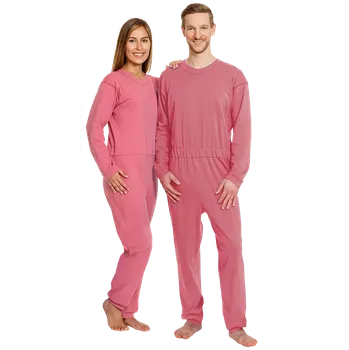 Zdravotnický oděv Overal se zipem na zádech [4.706] - 060 - korálová / S / kr. rukáv