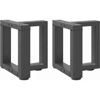 Nábytek vidaXL Nohy konferenčního stolku ve tvaru T, 2 ks, , 30 x 25 x (30-31) cm, ocel [4013000] Barva: antracitová