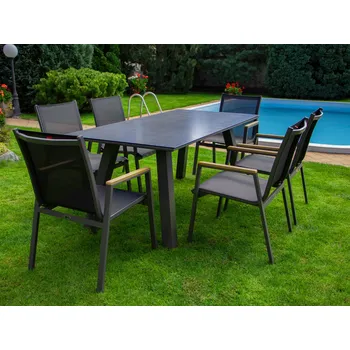 Zahradní sestava Zahradní hliníková sestava California šedá