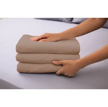 Ručník Ručník 50×90 6 ks - sv. hnědá