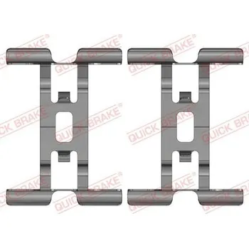 Brzdový systém Sada příslušenství, obložení kotoučové brzdy QUICK BRAKE 109-0211