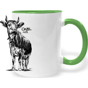 Hrnek - Mléčná jednička Barva: Zelená