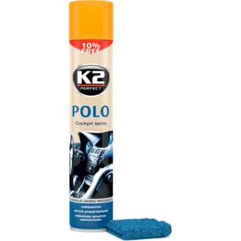 Čistič přístrojové desky K2 Polo Cockpit broskev, 750ml