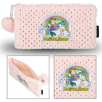 Penál Penál plyšové Cristal Unicorn