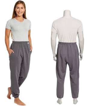 Dámský overall Overal jogging se zipem na zádech [4.520] - 013 - šedo-béžová / M