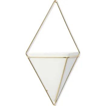 Stojan na květiny Umbra, Nástěnný květináč Trigg L bílý - Formadore