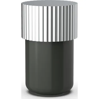 Úložný box Decor Walther, Koupelnová dóza Of Line se stříbrným víčkem 7,6 cm černá - Formadore