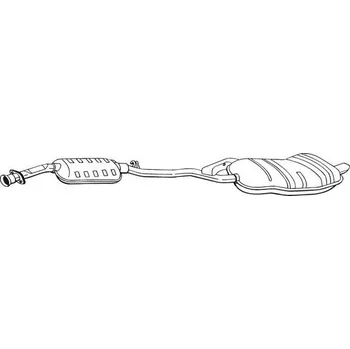 Tlumič výfuku Zadní tlumič výfuku BOSAL 286-181