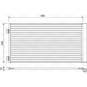 Výparník klimatizace Kondenzátor, klimatizace VALEO 814408