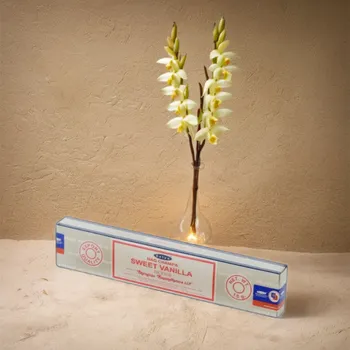 Čajovna Vonné tyčinky Nag Champa Satya - Sladká vanilka