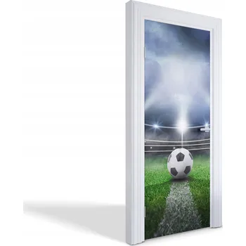 Fototapeta Dekorační samolepící fólie na dveře Noční fotbalový zápas 75x205 cm